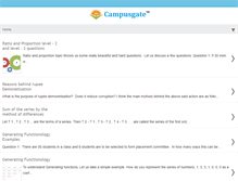 Tablet Screenshot of campusgate.co.in